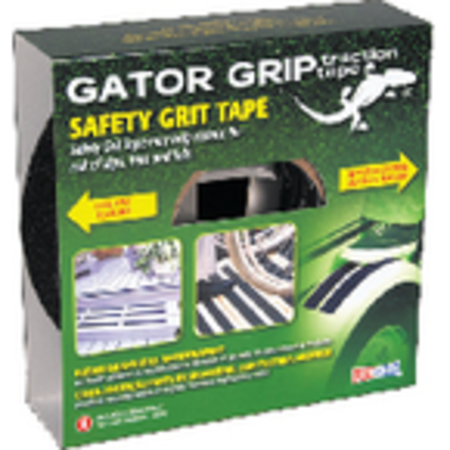 INCOM Life Safe RE160 Gator Grip Anti-Slip Safety Grit Tape 4" x 60Ft Black RE160